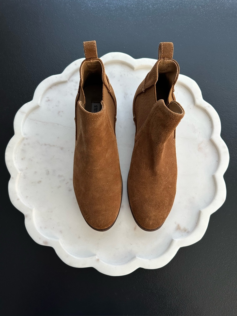 Women’s Steve Madden Brown Suede Ankle Boots Size 7.5
